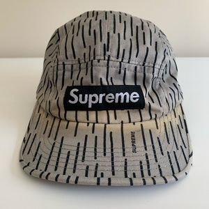 Supreme 5 Panel Rain Drop Hat Vintage Used